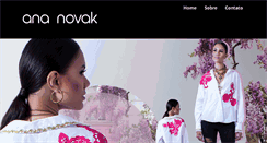 Desktop Screenshot of ananovak.com.br
